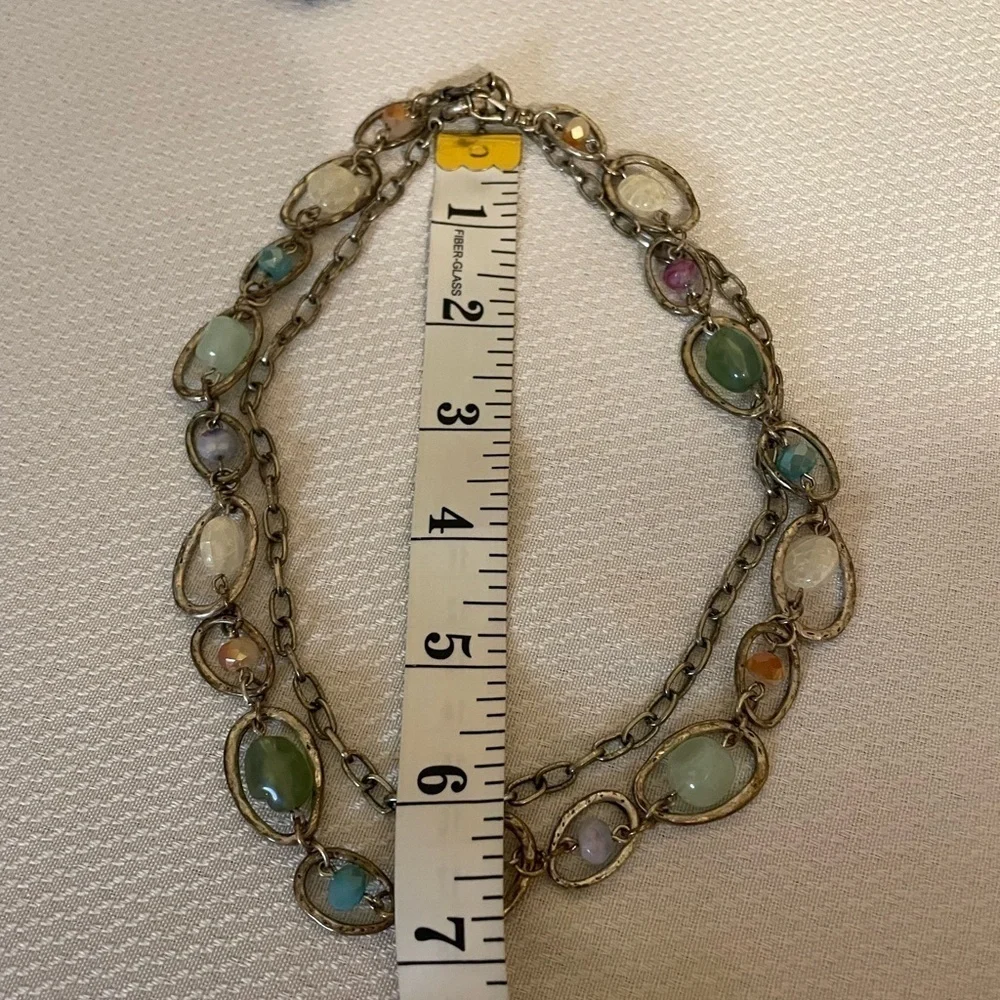 Premier designs womens necklace statement multi strand sugar rush vintage chunky
